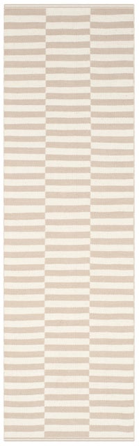 Safavieh Montauk Collection 2'3" x 7' Runner Rug, Gray/White