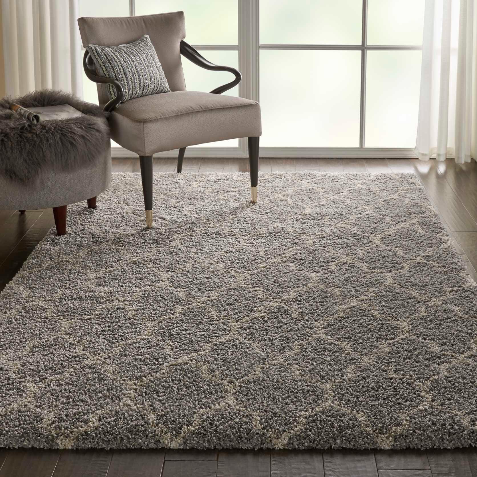 Nourison Nourison Amore 3'11" x 5'11" Ash Moroccan Indoor Rug, Ash, rollover