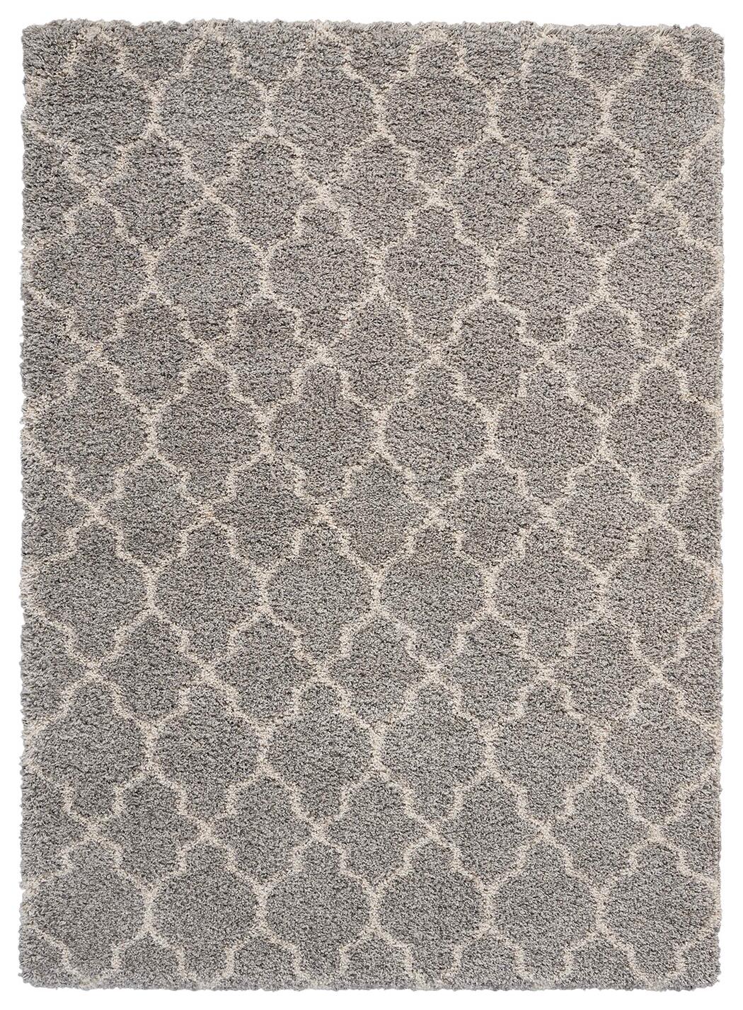 Nourison Nourison Amore 3'11" x 5'11" Ash Moroccan Indoor Rug, Ash, large