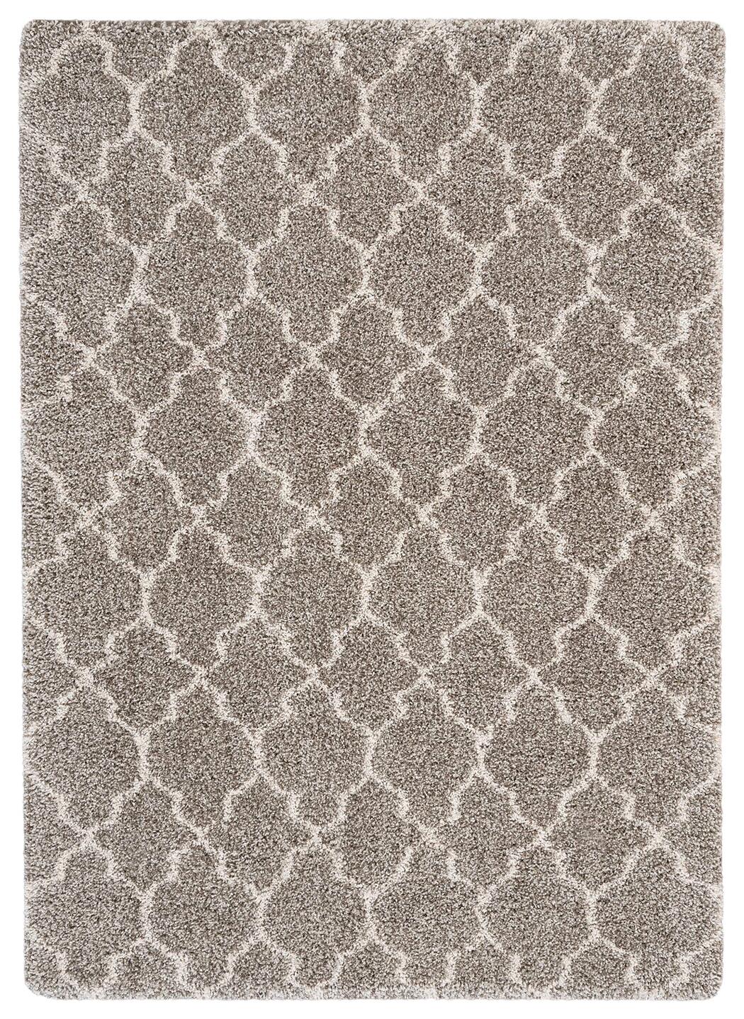 Nourison Nourison Amore 3'11" x 5'11" Stone Shag Indoor Rug, Stone, large
