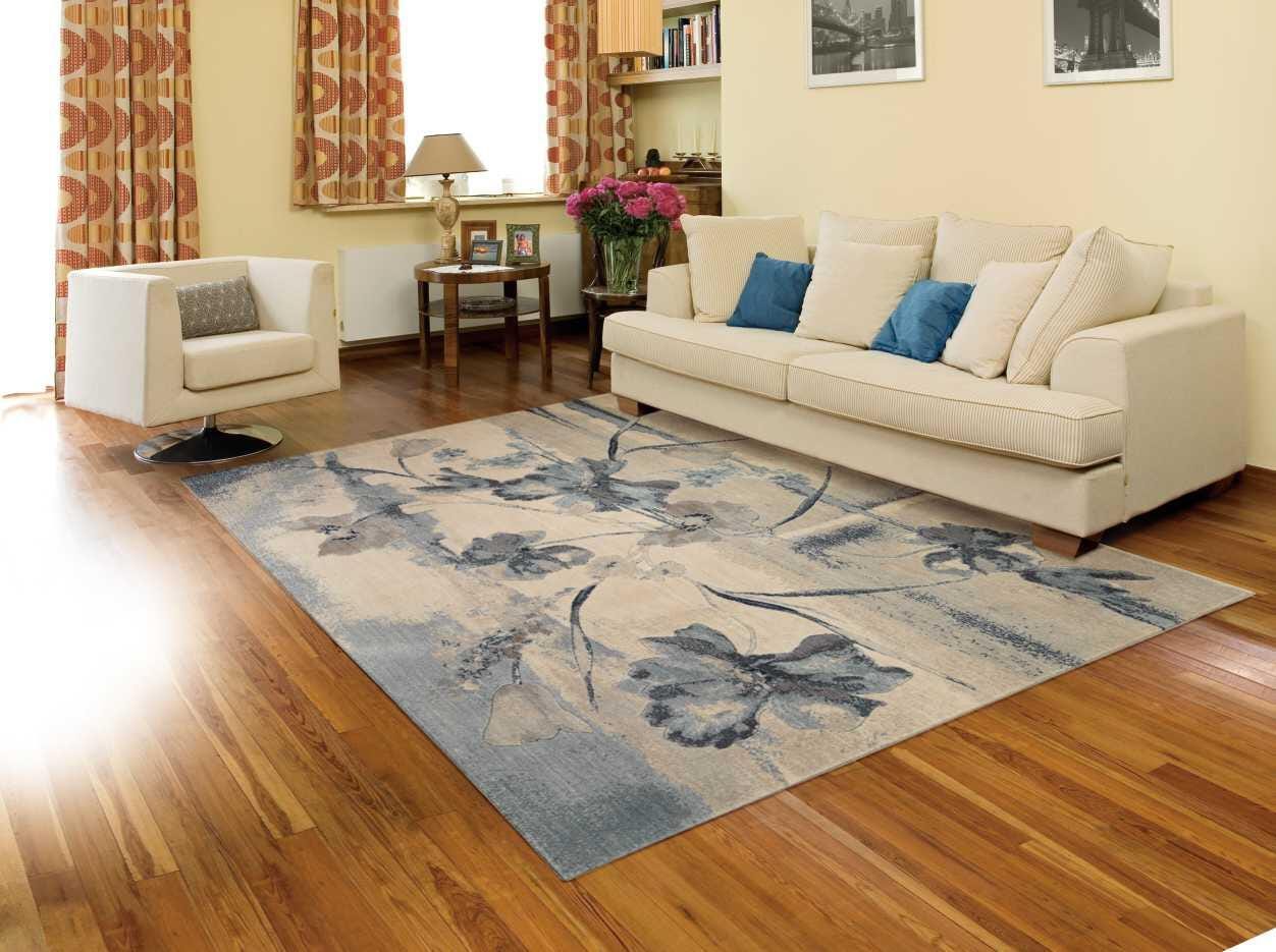 Nourison Home Nourison Somerset 6'7" x 9'7" Ivory/Blue Farmhouse Indoor Rug, Ivory/Navy, rollover