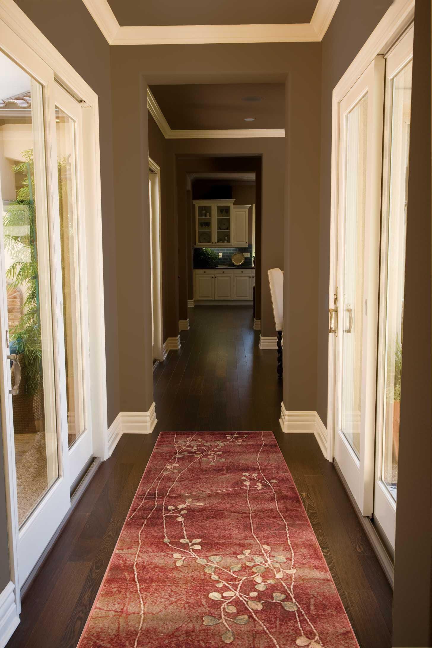 Nourison Home Nourison Somerset 2' x 5'9" Flame Rustic Indoor Rug, Flame, large