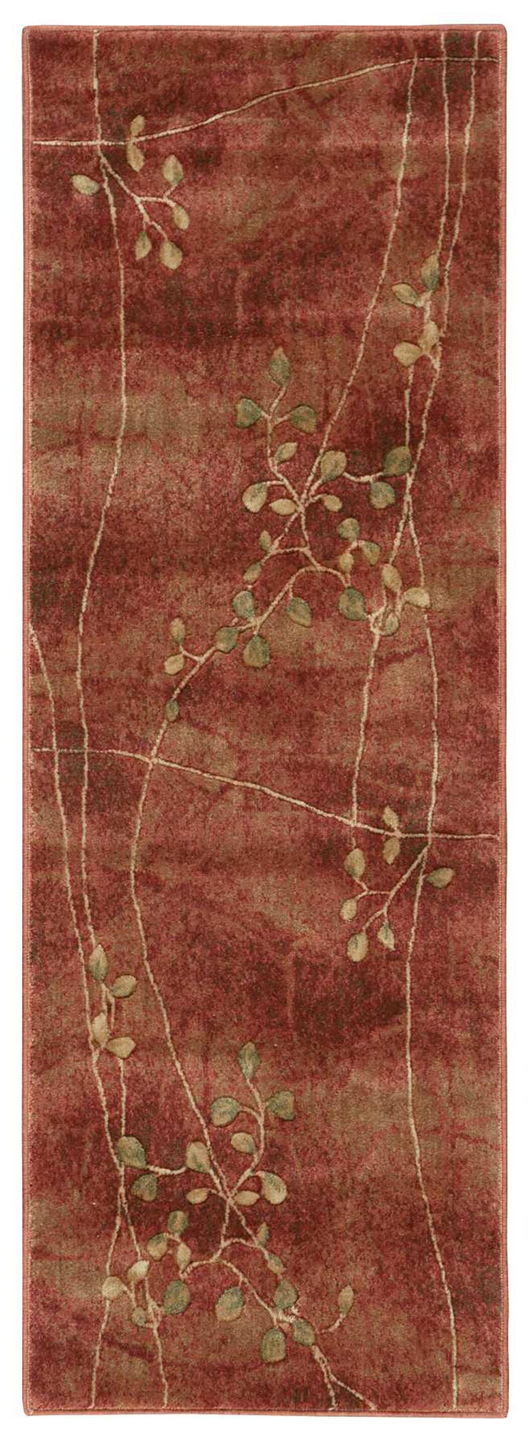 Nourison Home Somerset 2' x 5'9" Flame Rustic Indoor Rug, Flame