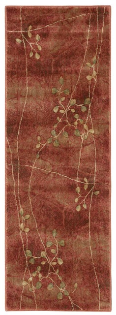 Nourison Home Somerset 2' x 5'9" Flame Rustic Indoor Rug, Flame