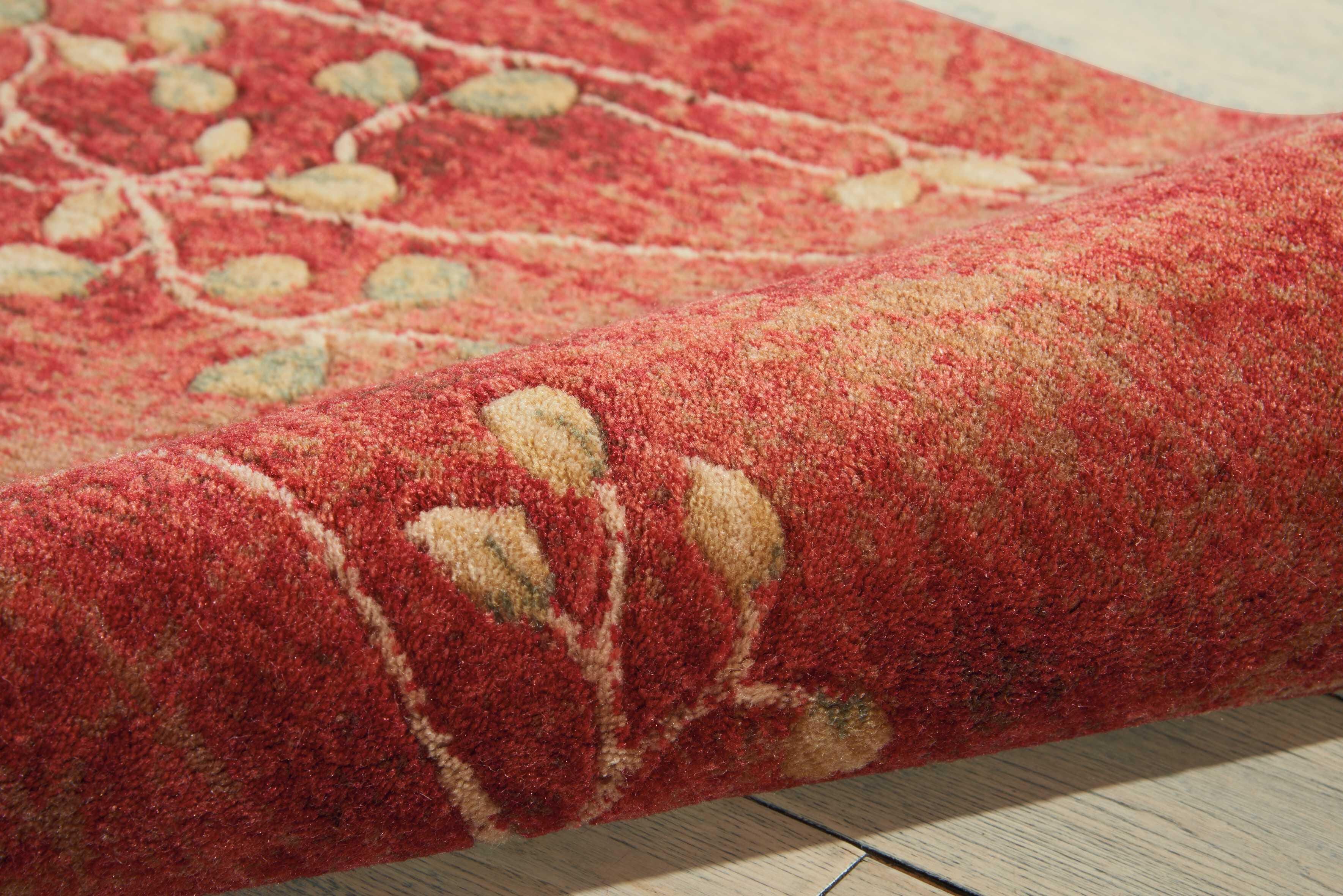 Nourison Home Nourison Somerset 2' x 5'9" Flame Rustic Indoor Rug, Flame, large
