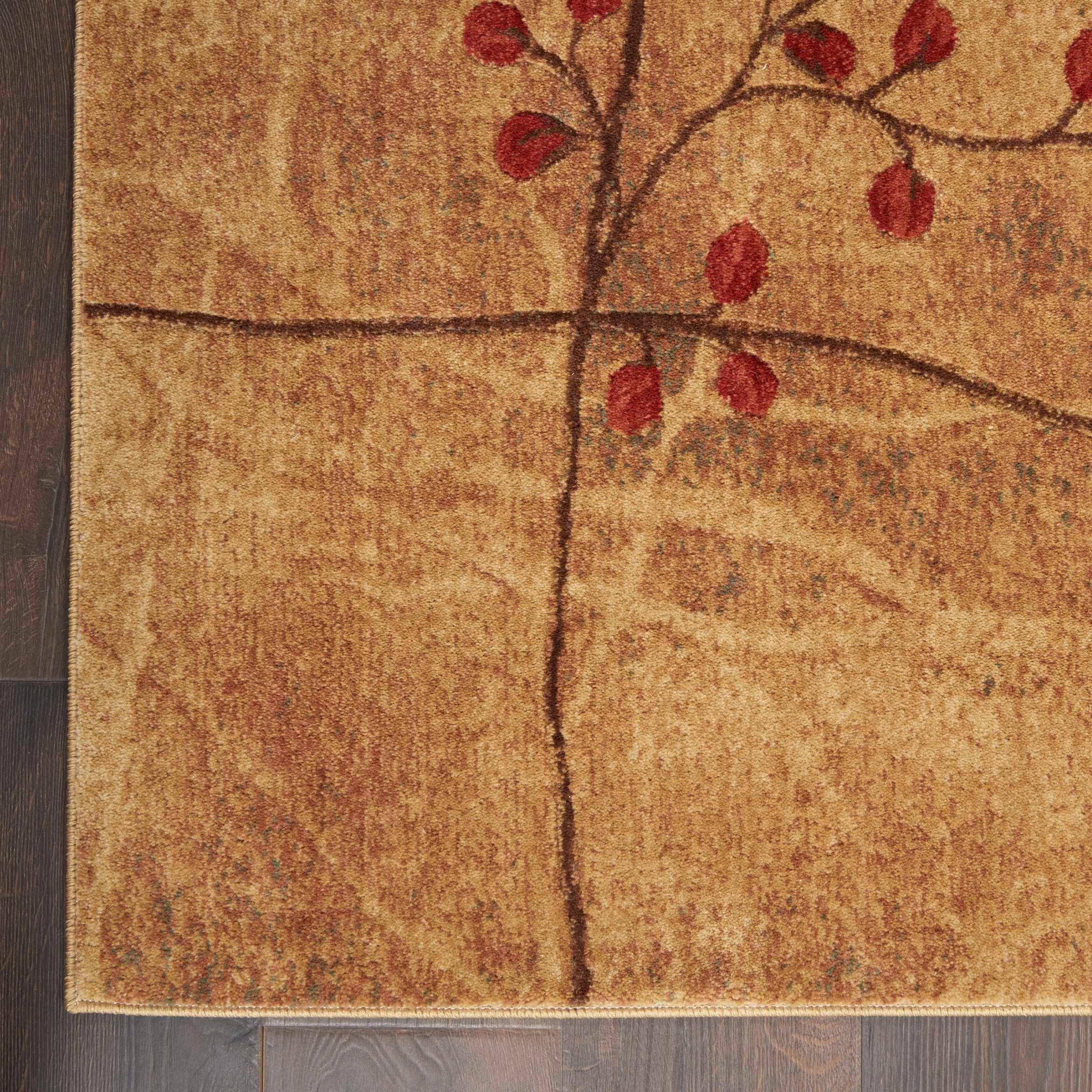 Nourison Home Nourison Somerset 5'3" x 7'5" Latte Rustic Indoor Rug, Latte, large