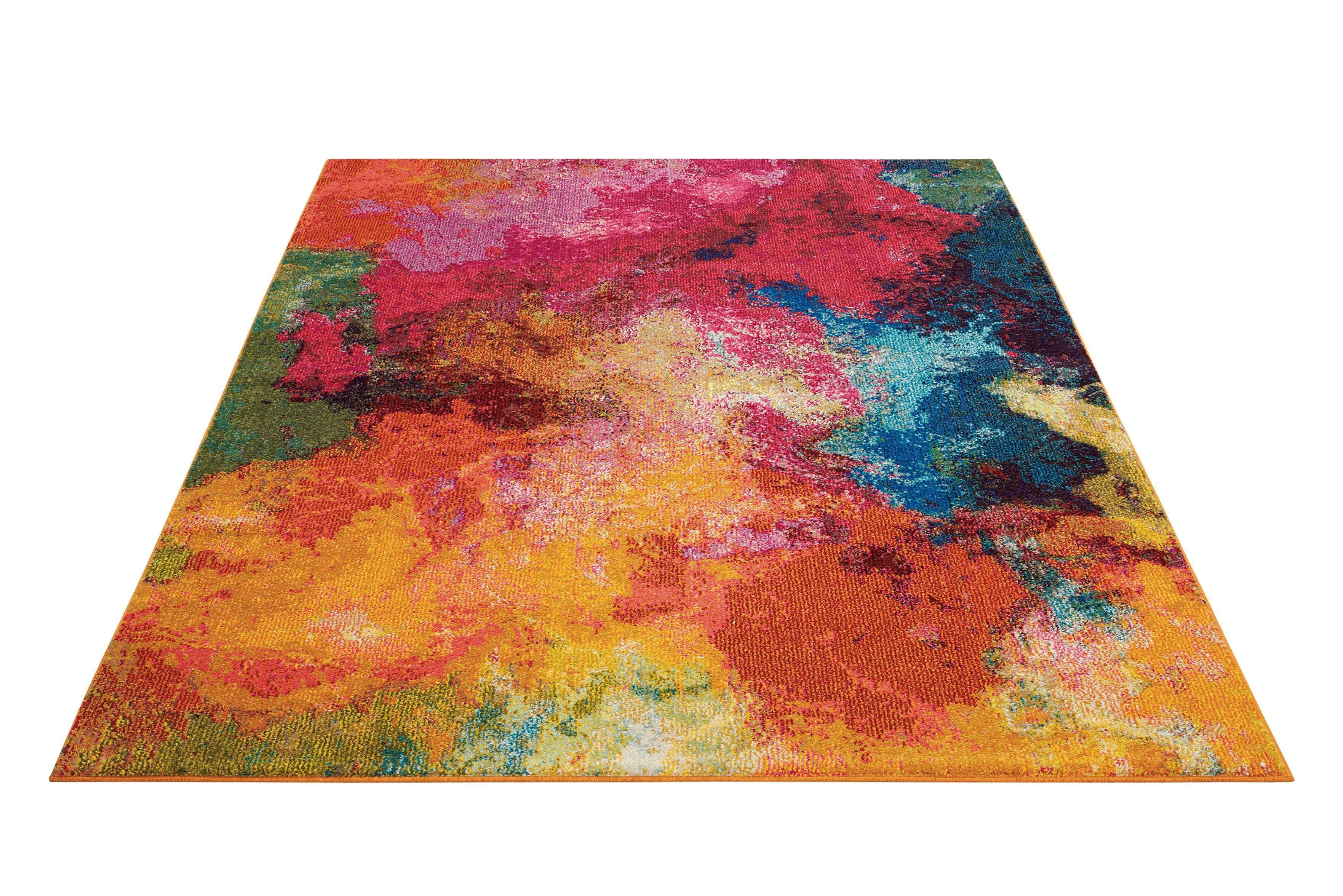 Nourison Home Nourison Celestial 3'11" x 5'11" Palette Modern Indoor Rug, Sunburst, large