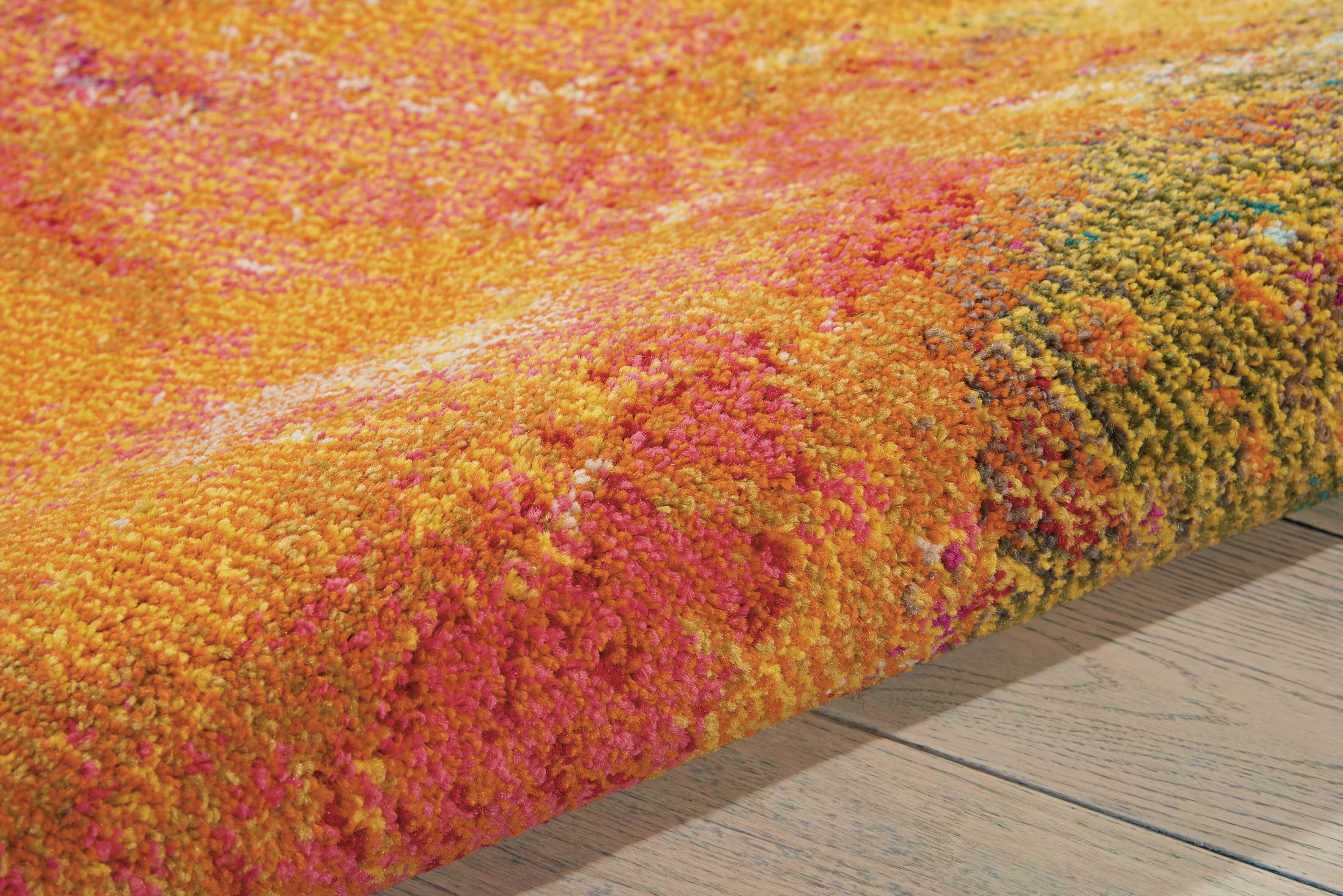 Nourison Home Nourison Celestial 5'3" x 7'3" Palette Modern Indoor Rug, Sunburst, large