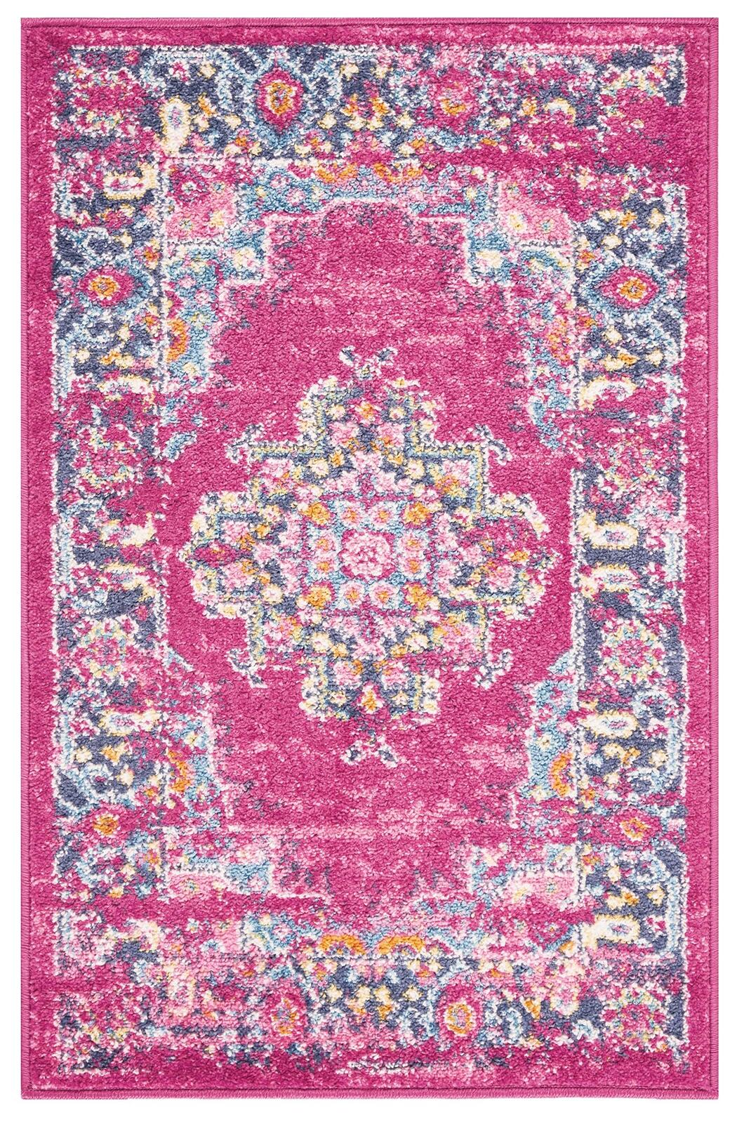 Nourison Home Nourison Passion 1'10" x 2'10" Fuchsia Bohemian Indoor Rug, Fuchsia, large
