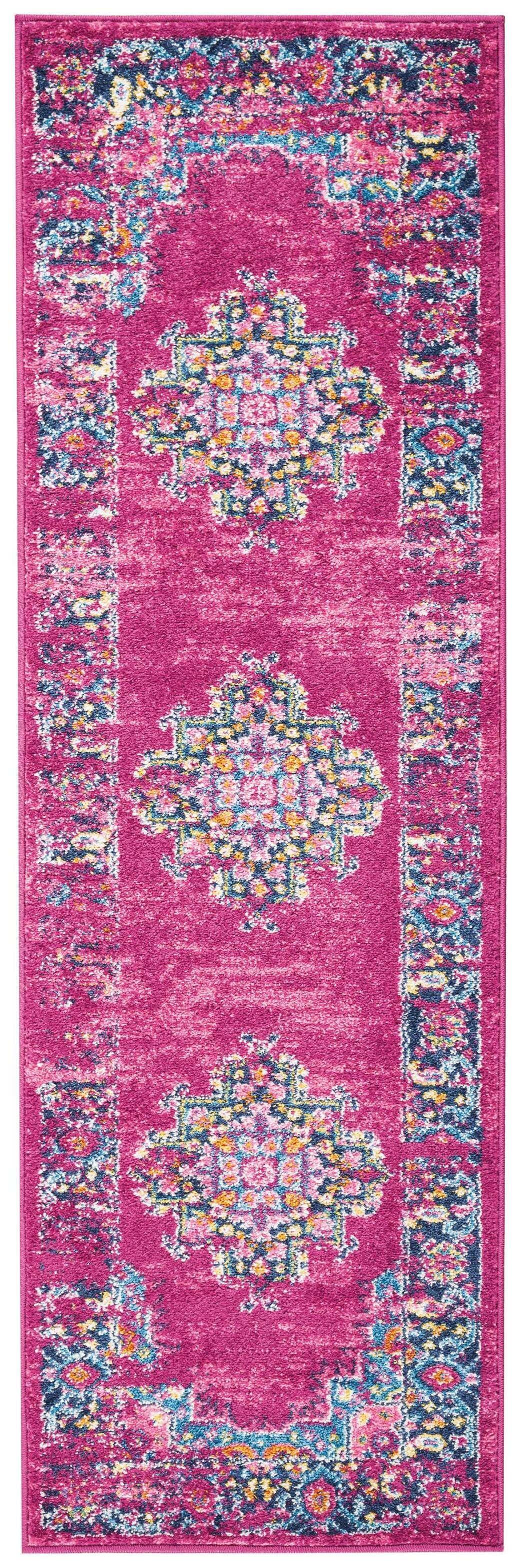 Nourison Home Passion Fuchsia 1'10" X 6'runner, Fuchsia, large