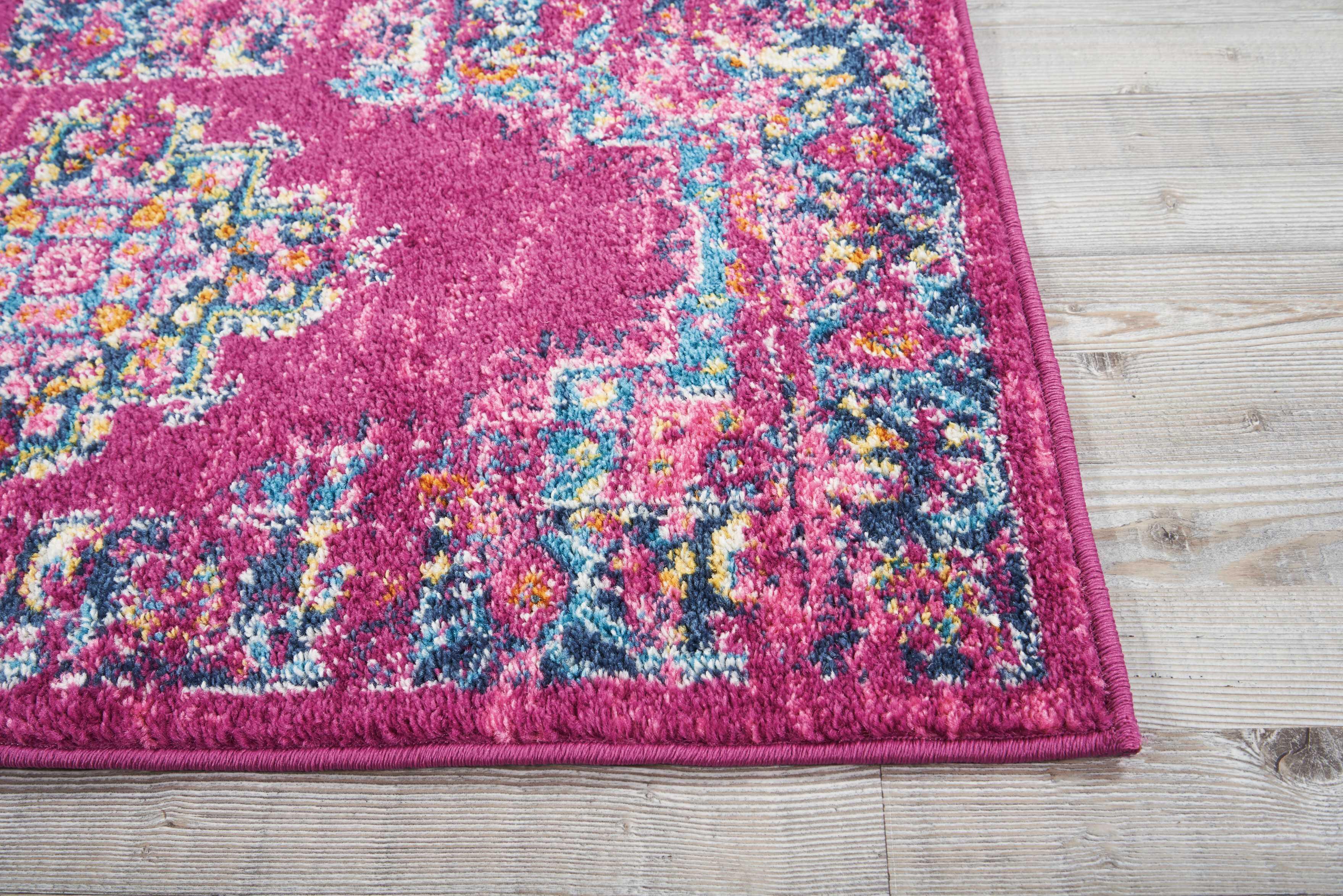 Nourison Home Passion Fuchsia 1'10" X 6'runner, Fuchsia, large