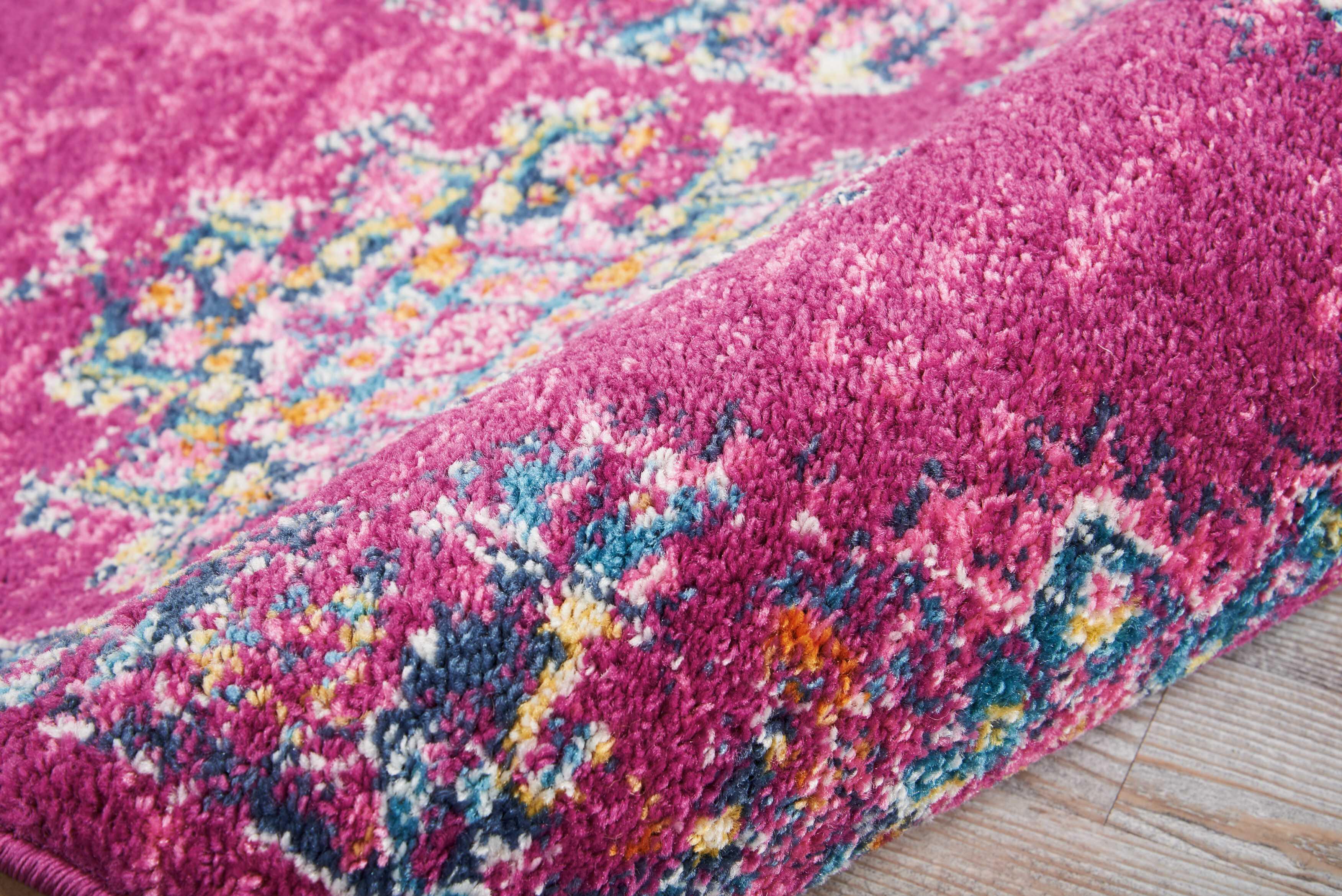 Nourison Home Passion Fuchsia 1'10" X 6'runner, Fuchsia, large