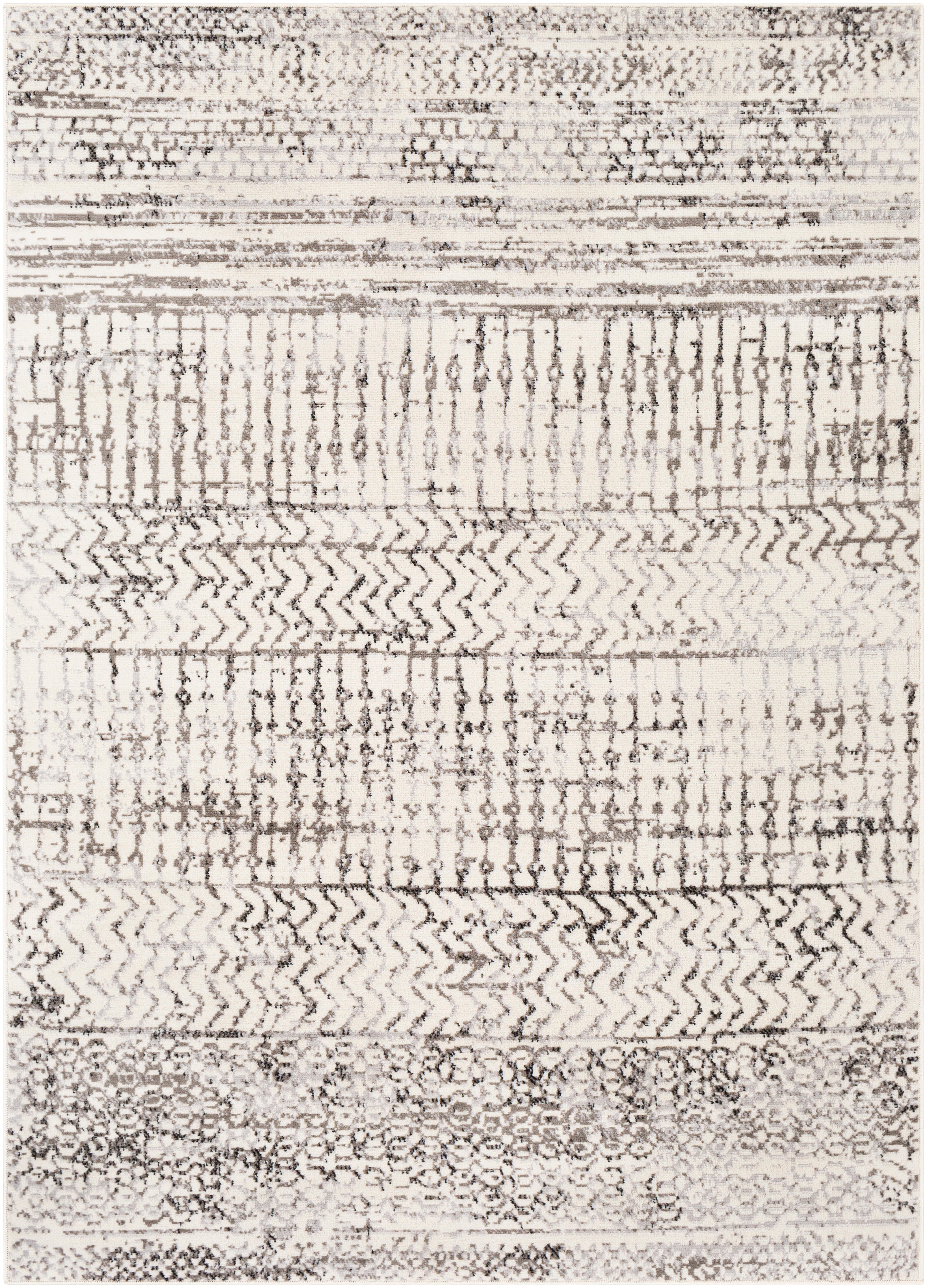 Machine Woven 6'7" x 9' Area Rug, , large