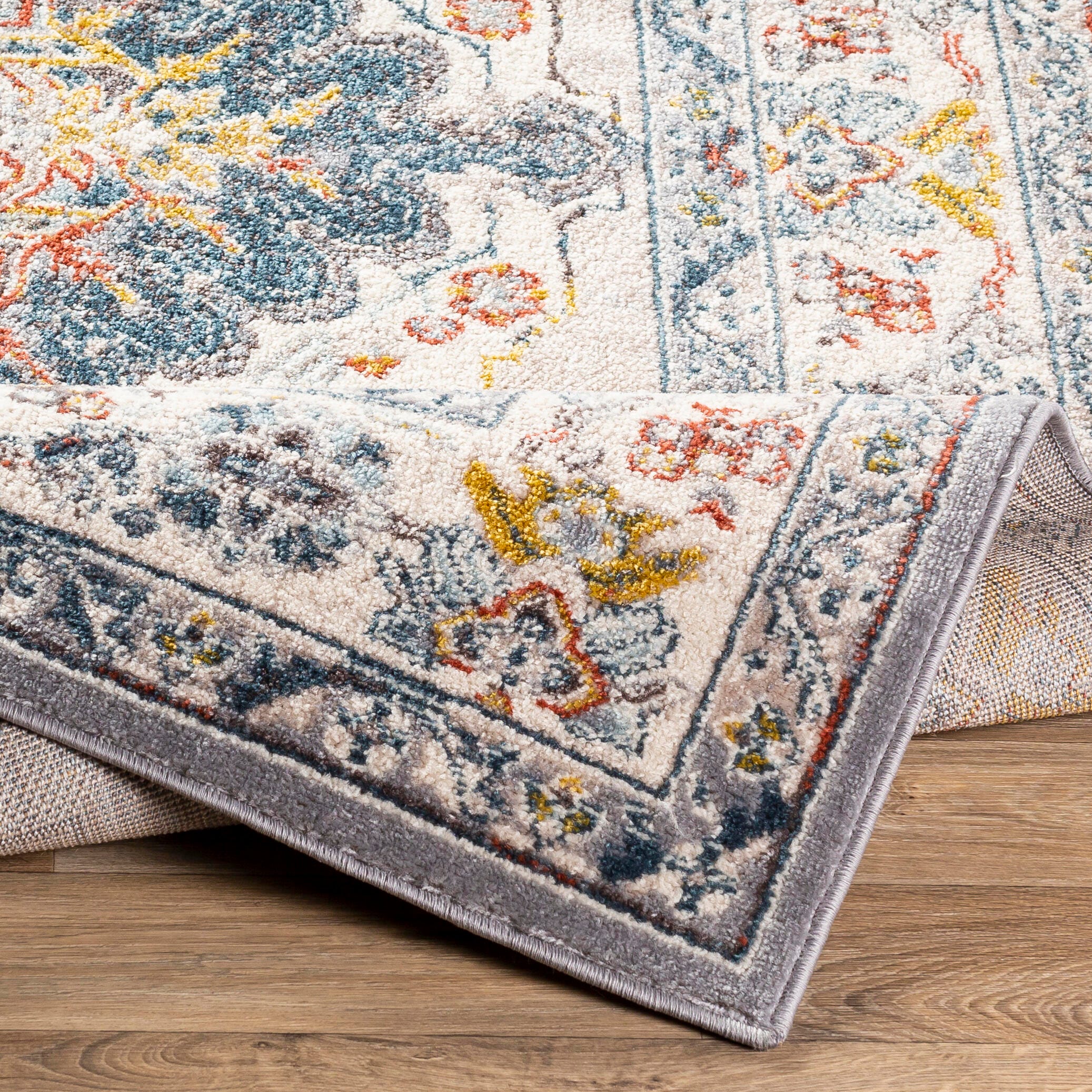 Machine Woven Anakara 5'3" x 7'3" Area Rug, Taupe, large
