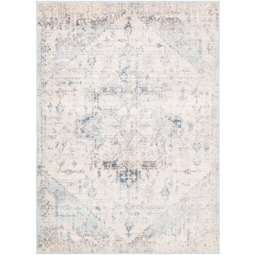Surya Anakara Transitional Gray Area Rug, Gray/Blue, large