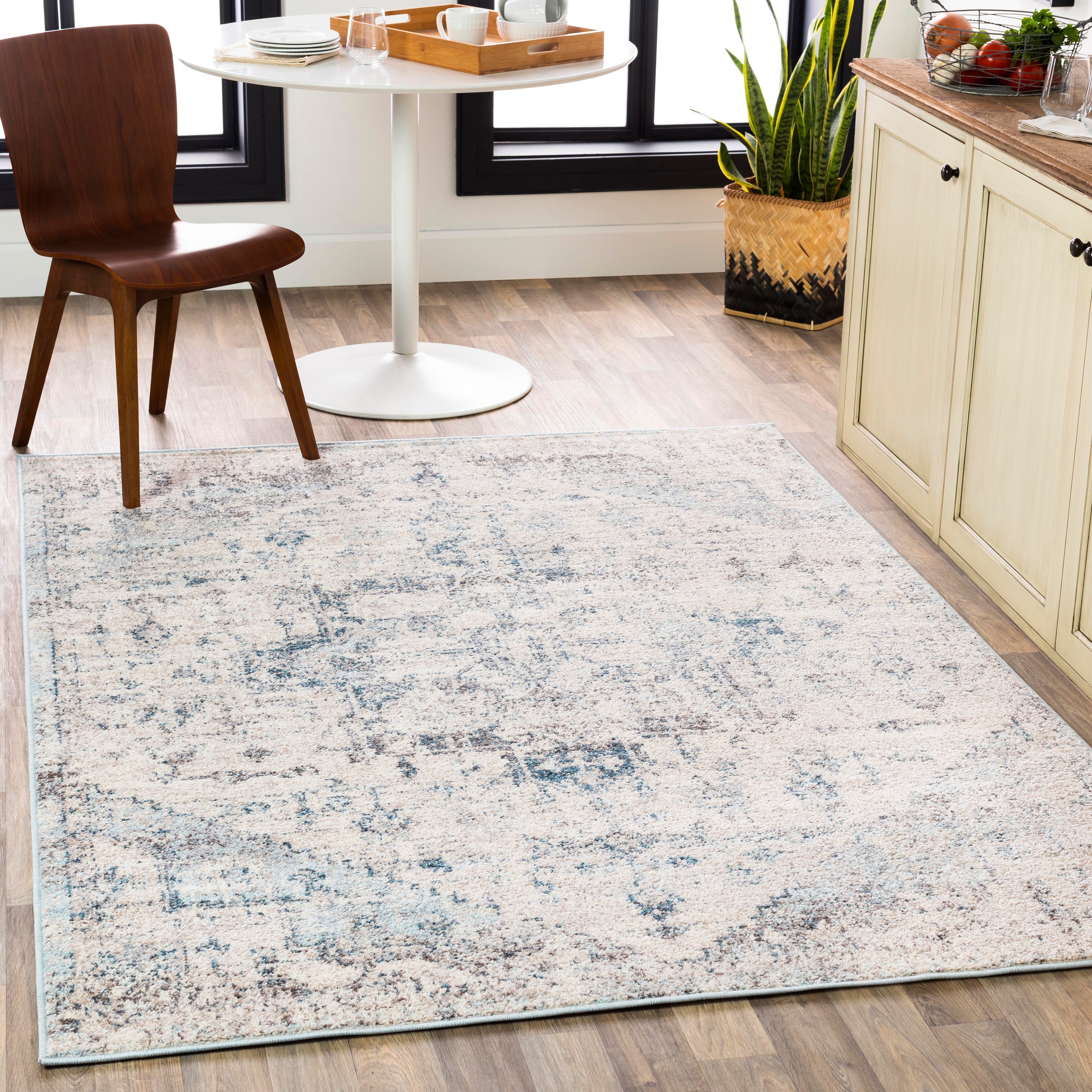 Surya Anakara Transitional Gray Area Rug, Gray/Blue, large