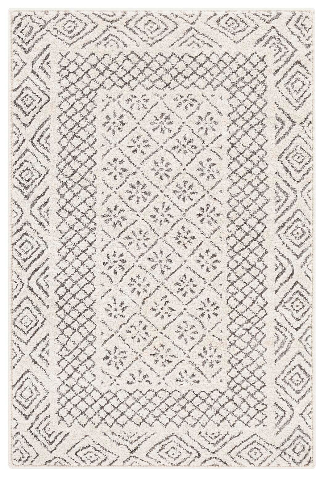 Hand Tufted Bahar 2' x 2'11" Doormat, Charcoal, large