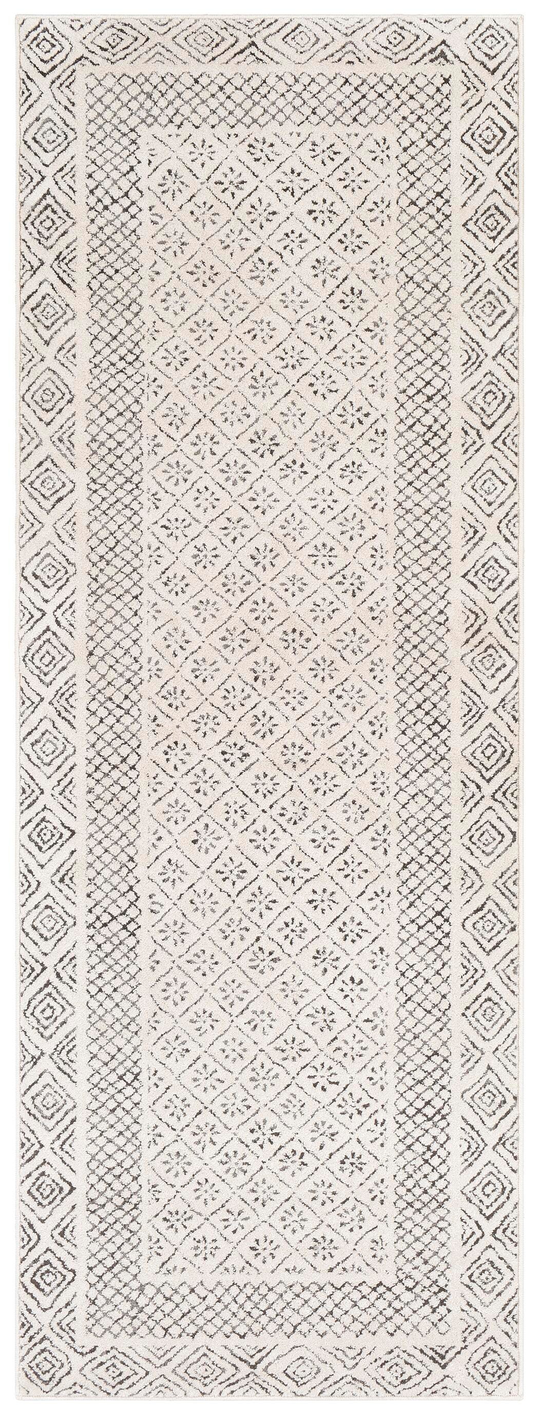 Hand Tufted Bahar 2'7" x 7'3" Runner, Charcoal, large