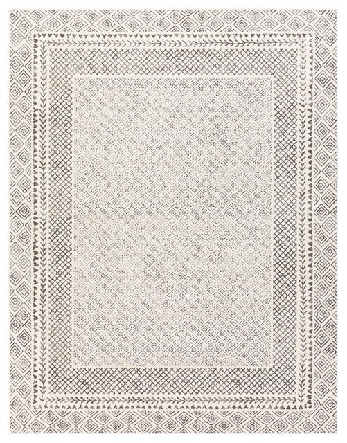 Livabliss Bahar 7'10" x 10'2" Area Rug, Charcoal