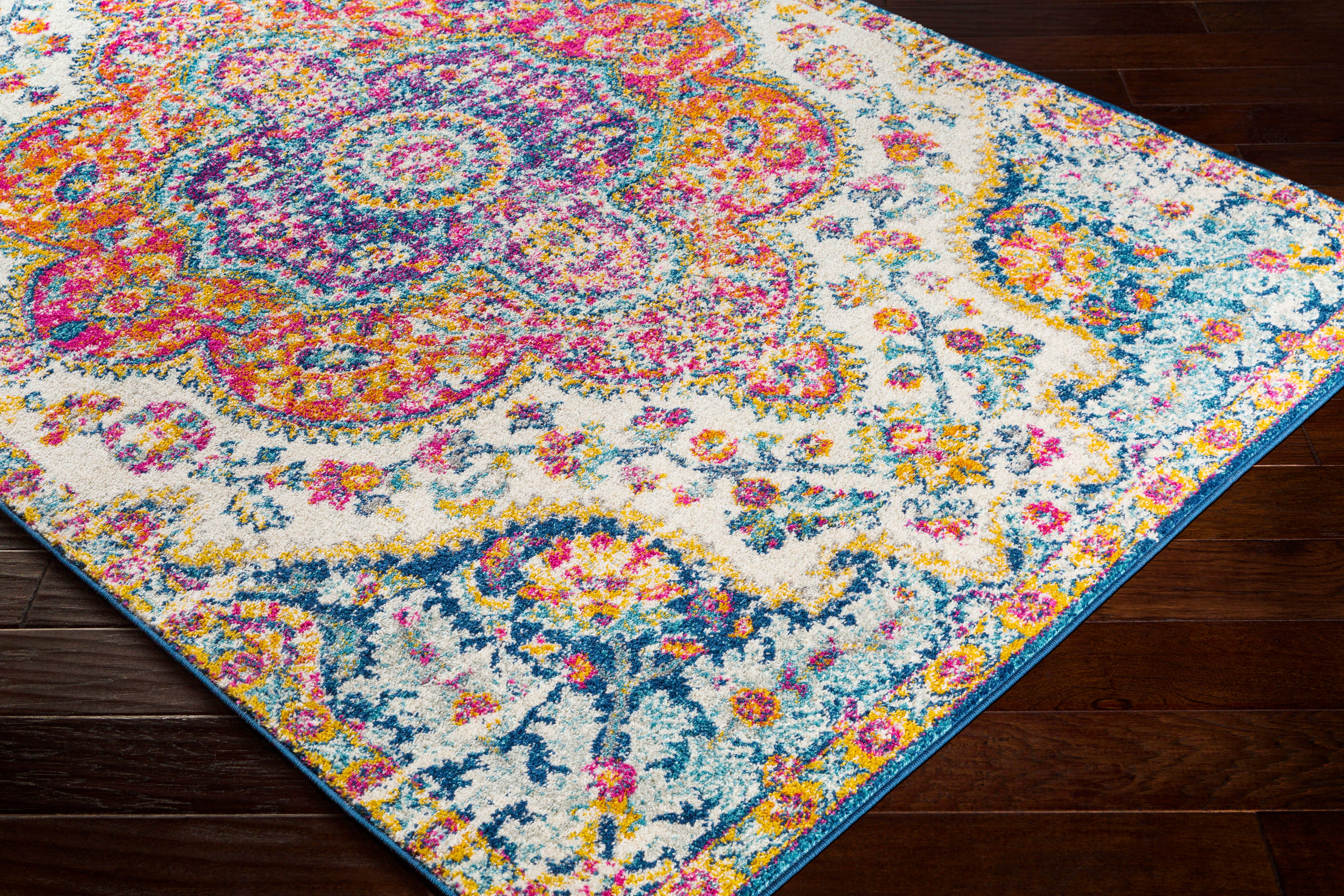 Machine Woven Elaziz 2'7" x 7'6" Runner, Saffron, large
