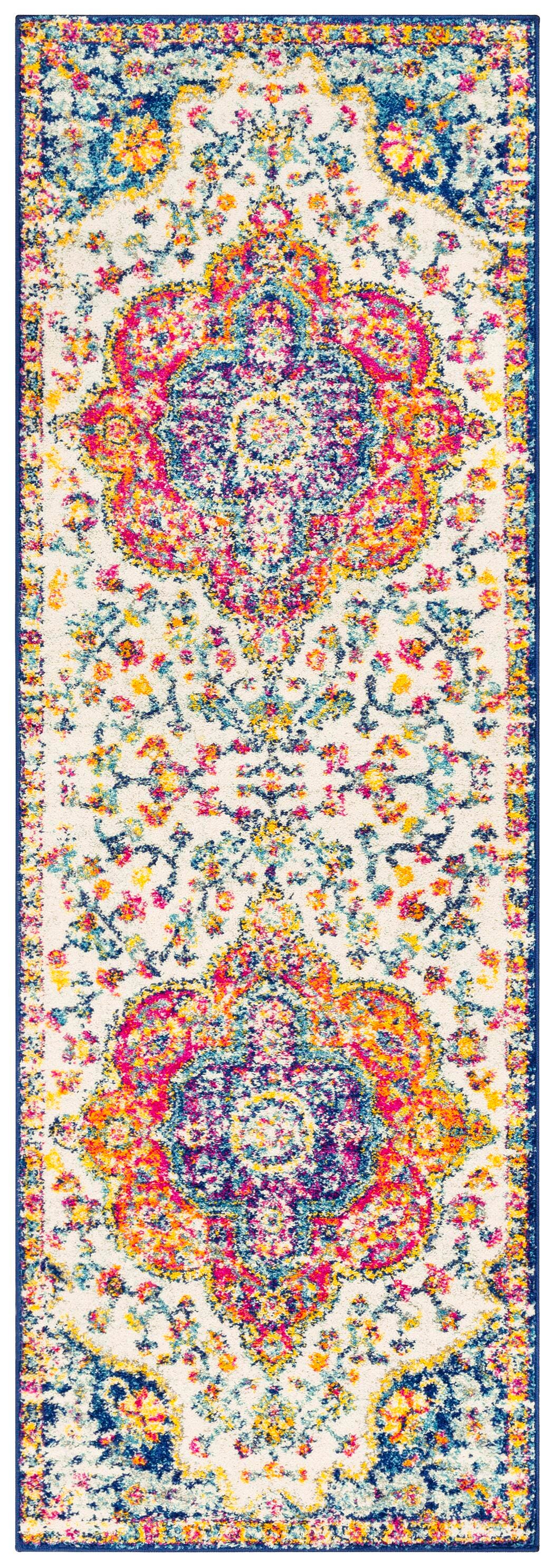 Machine Woven Elaziz 2'7" x 7'6" Runner, Saffron, large
