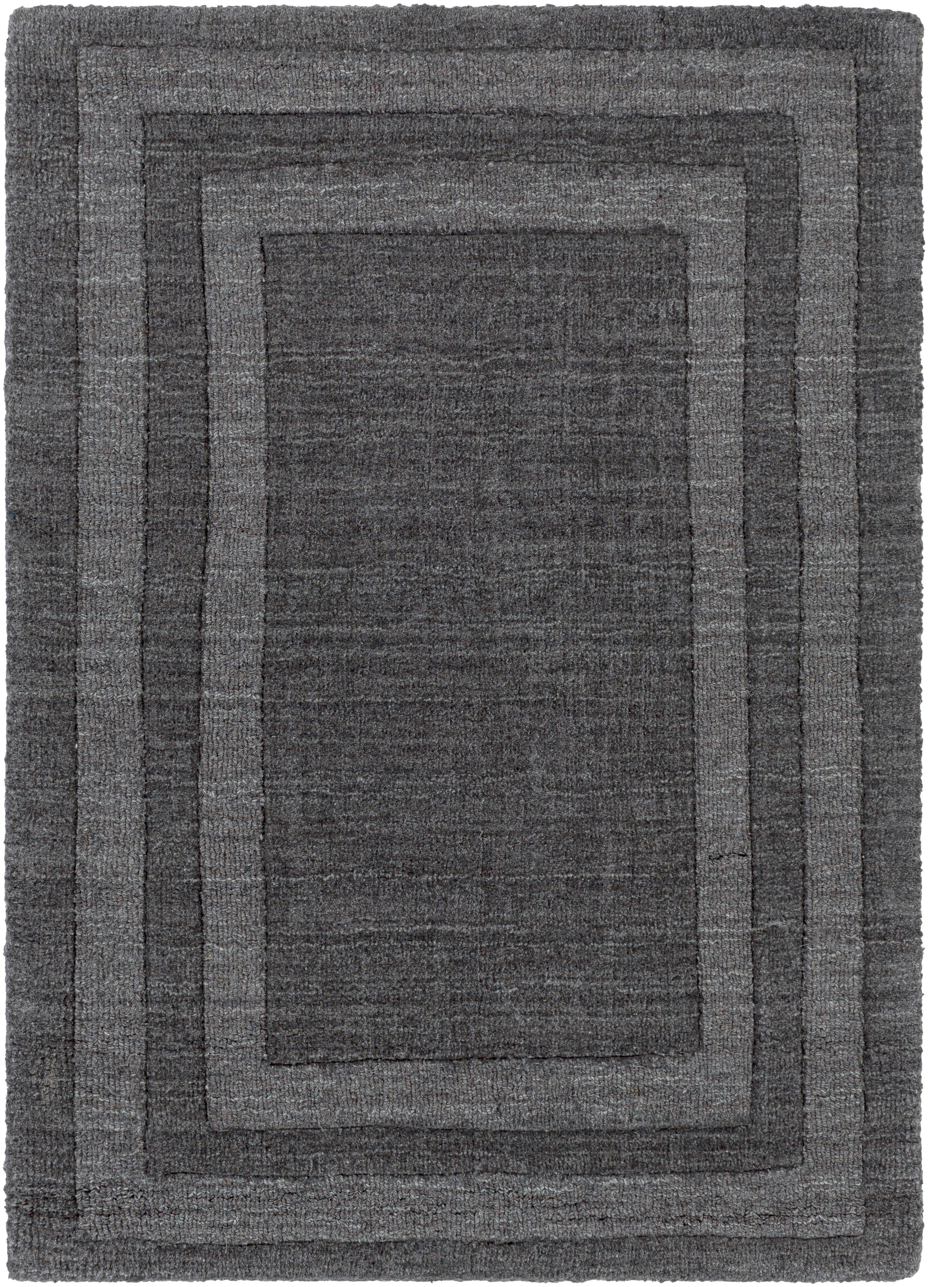 Hand Tufted Sorrento 2' x 3' Doormat, Charcoal, large