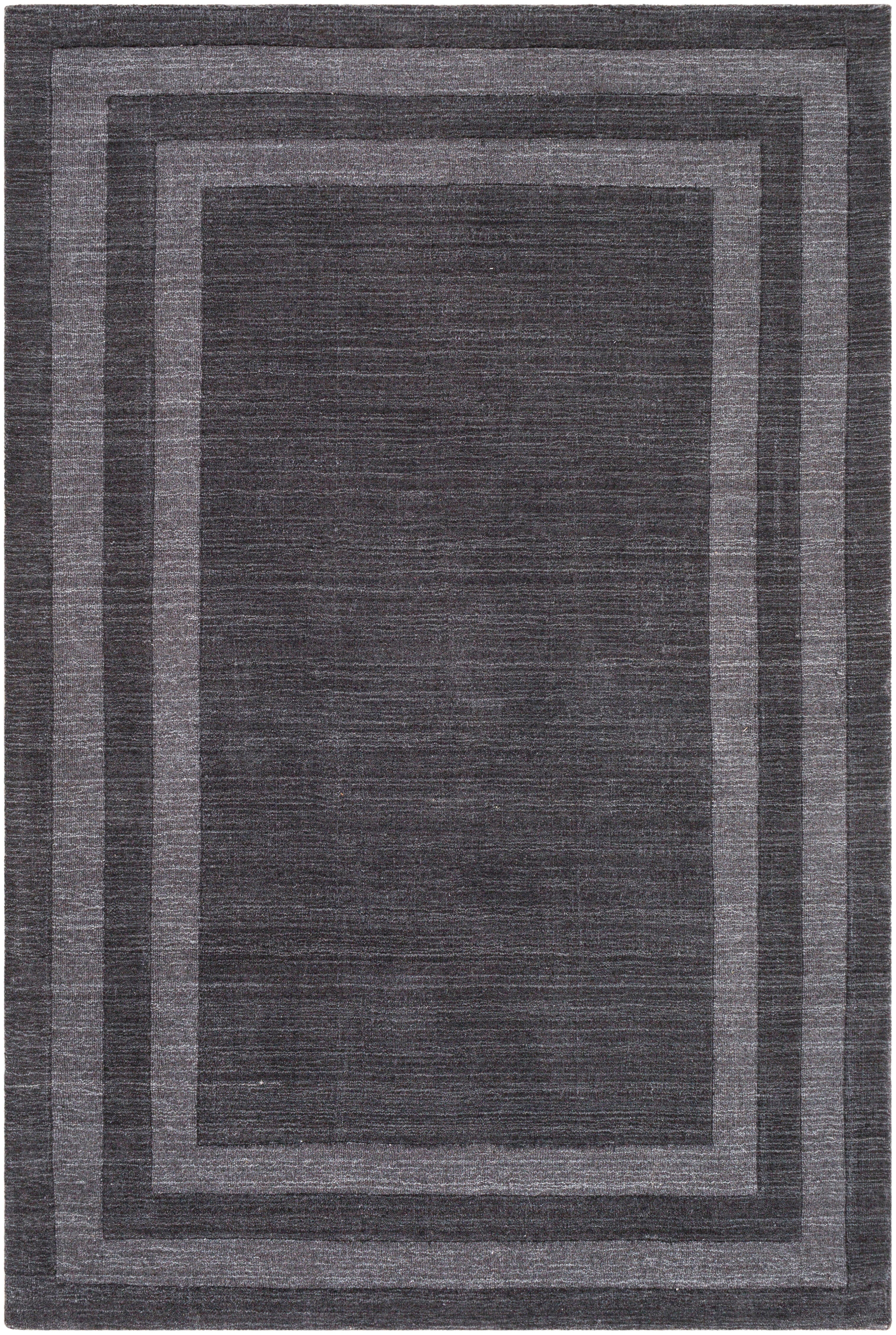 Hand Tufted Sorrento 4' x 6' Area Rug, Charcoal, rollover