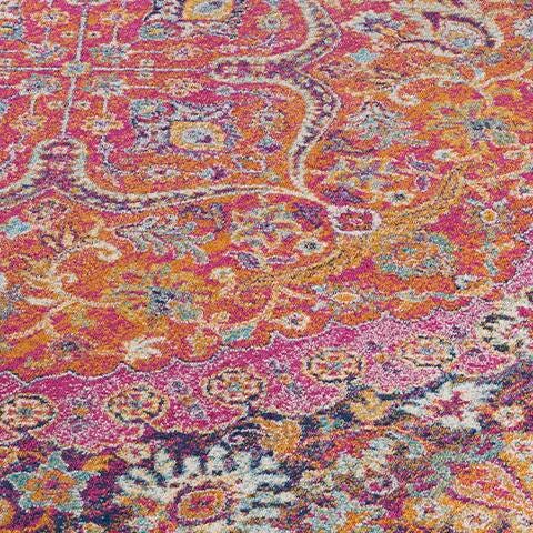 Traditional 3'11" x 5'7" Area Rug, Multi, large