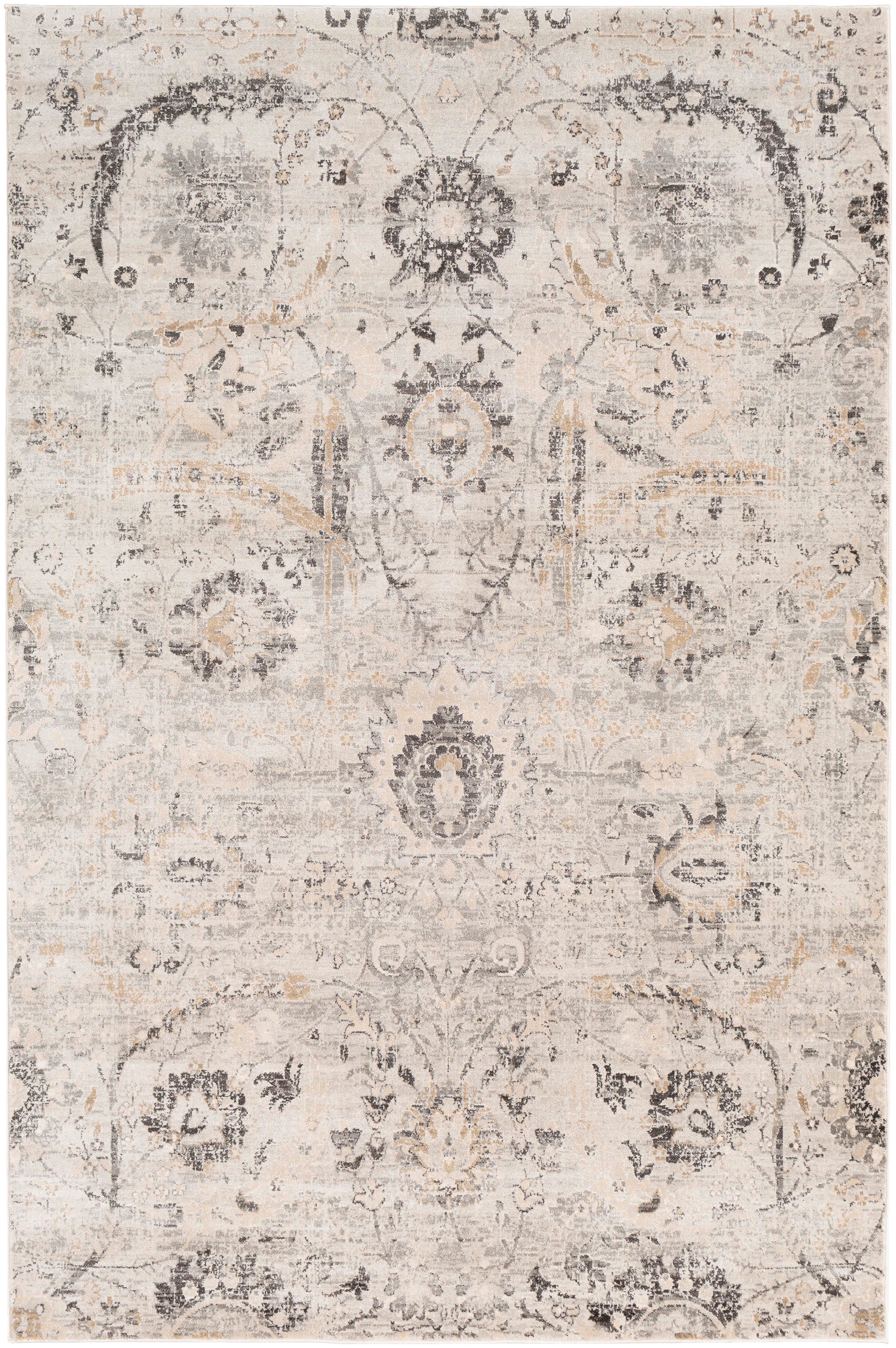 Traditional 2' x 2'11" Area Rug, Multi, large