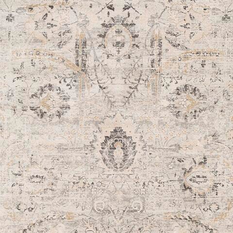 Traditional 2' x 2'11" Area Rug, Multi, large