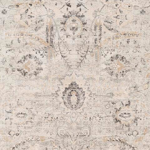 Traditional 4'3" x 5'7" Area Rug, Multi, large