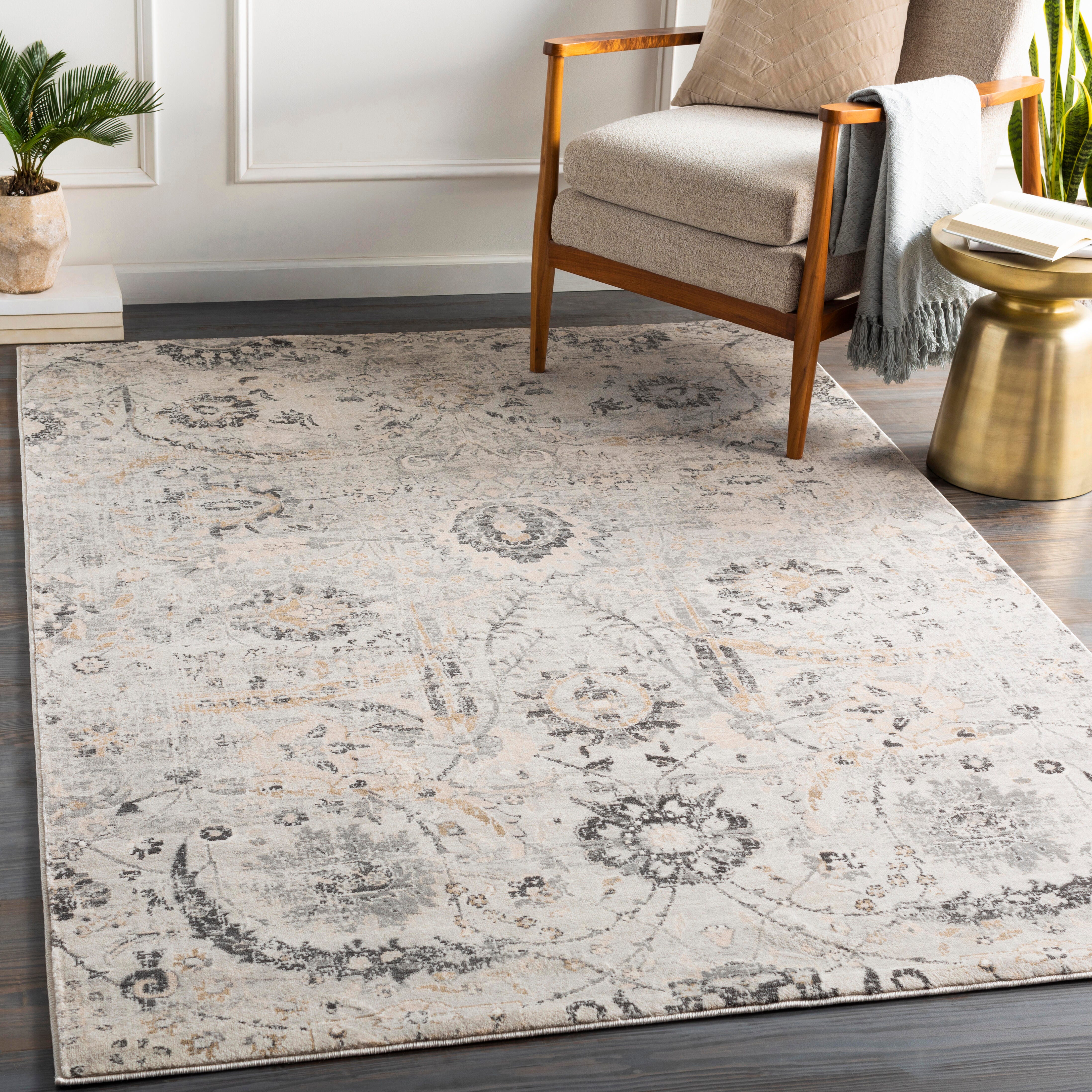 Traditional 5'3" x 7'3" Area Rug, Multi, rollover