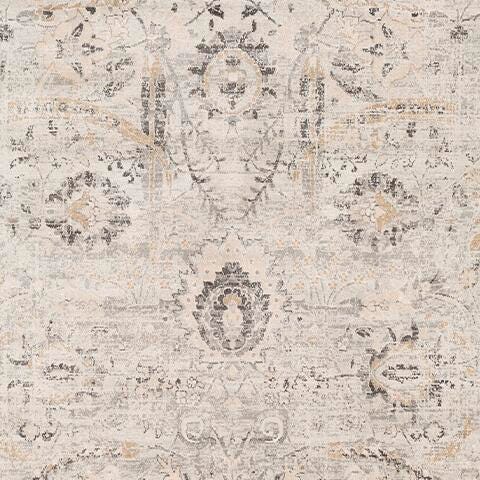 Traditional 6'7" x 9' Area Rug, Multi, large