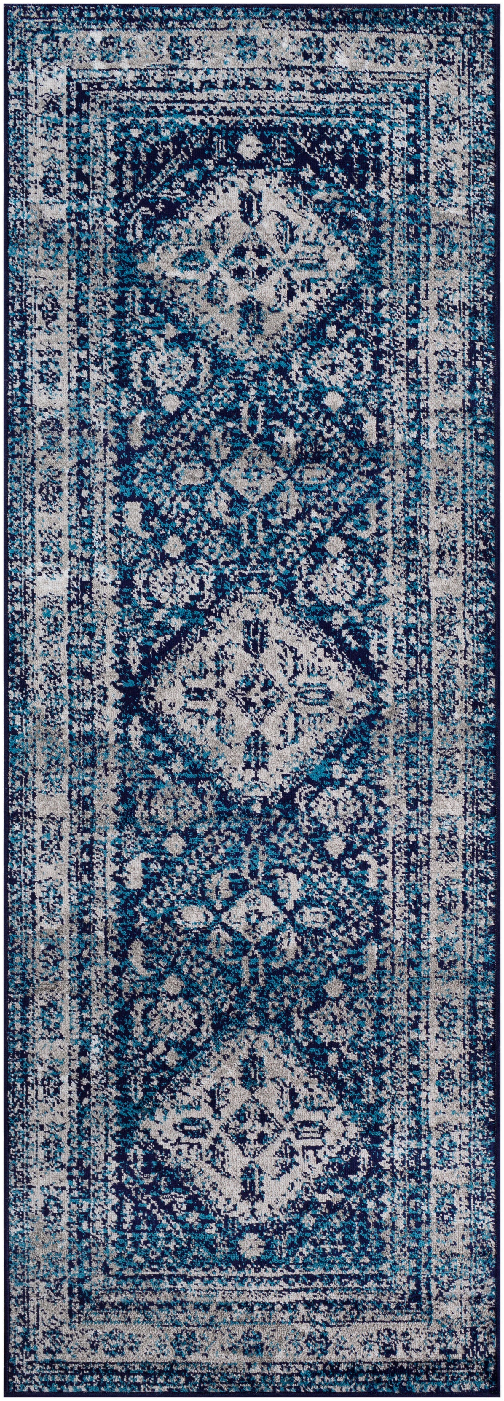 Surya Monte Carlo Traditional Area Rug, Dark Blue, large