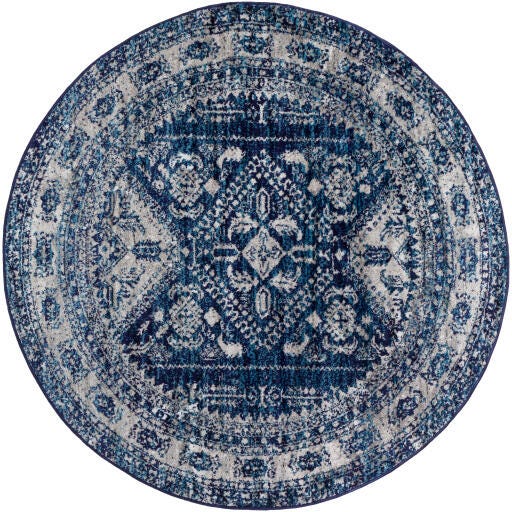 Surya Monte Carlo Traditional Area Rug, Dark Blue, large