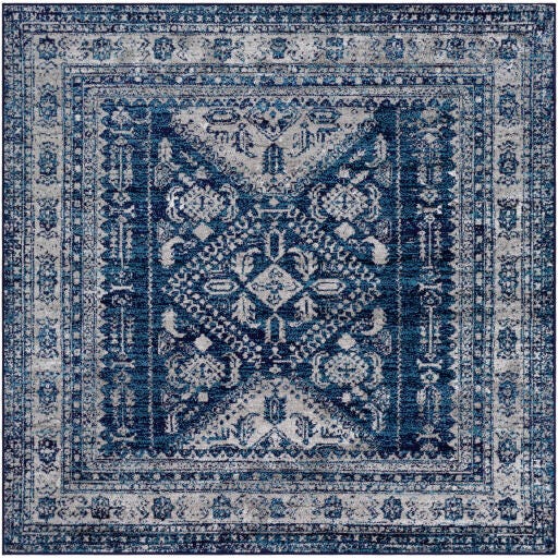 Surya Monte Carlo Traditional Area Rug, Dark Blue, large