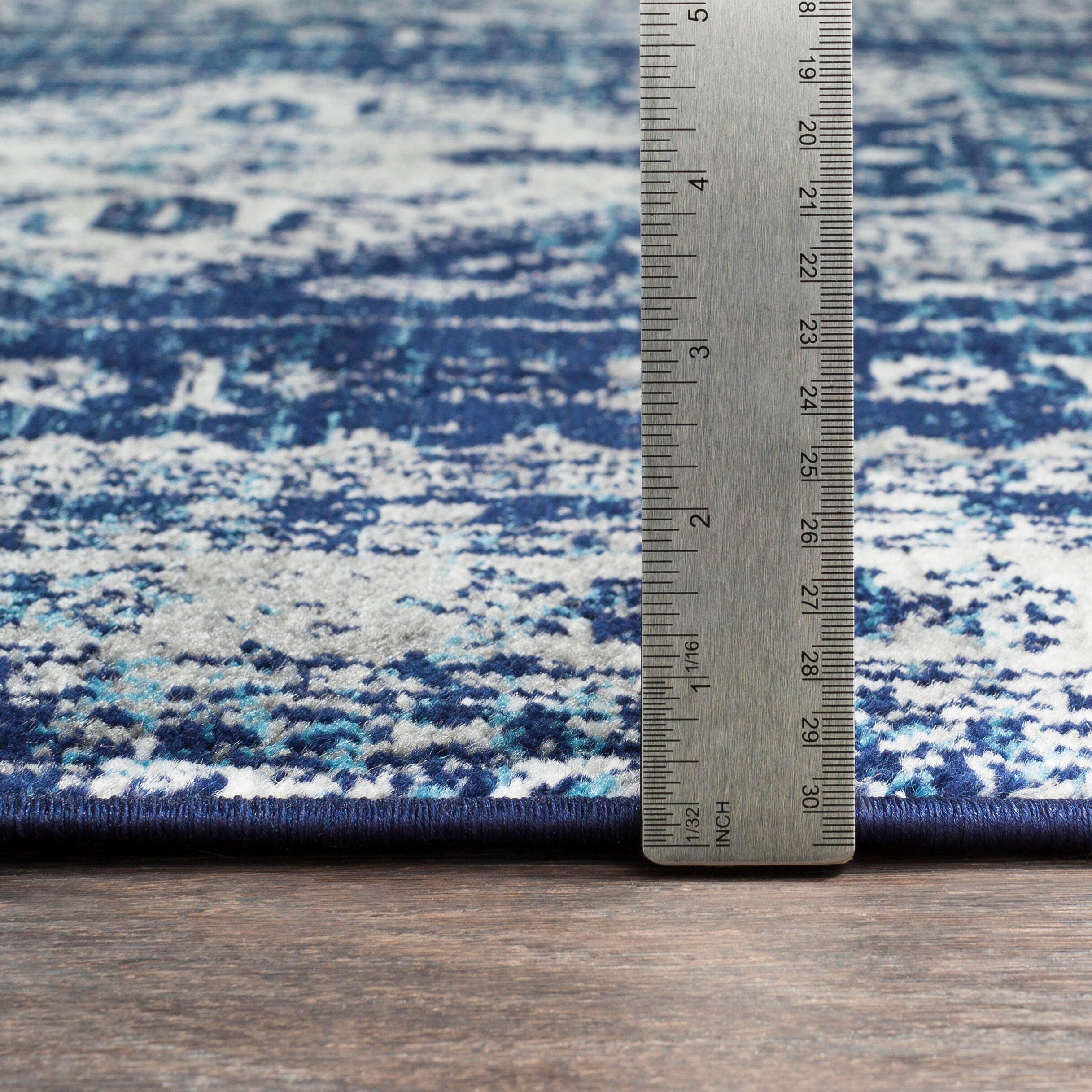 Surya Monte Carlo Traditional Area Rug, Dark Blue, large