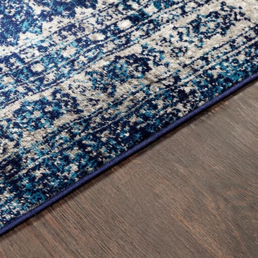 Surya Monte Carlo Traditional Area Rug, Dark Blue, large