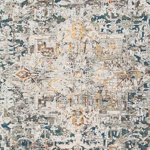 Traditional Area Rug 2' X 3'3" Rug, Multi, large