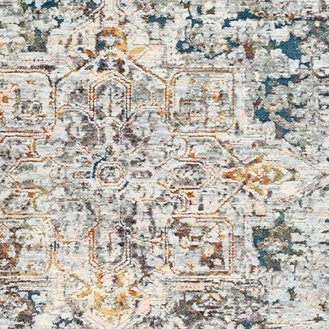 Traditional Area Rug 3'3" X 10' Rug, Multi, large