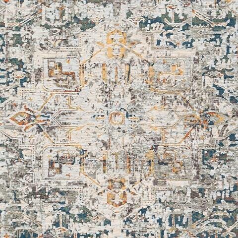 Traditional Area Rug 3'3" X 5' Rug, Multi, large