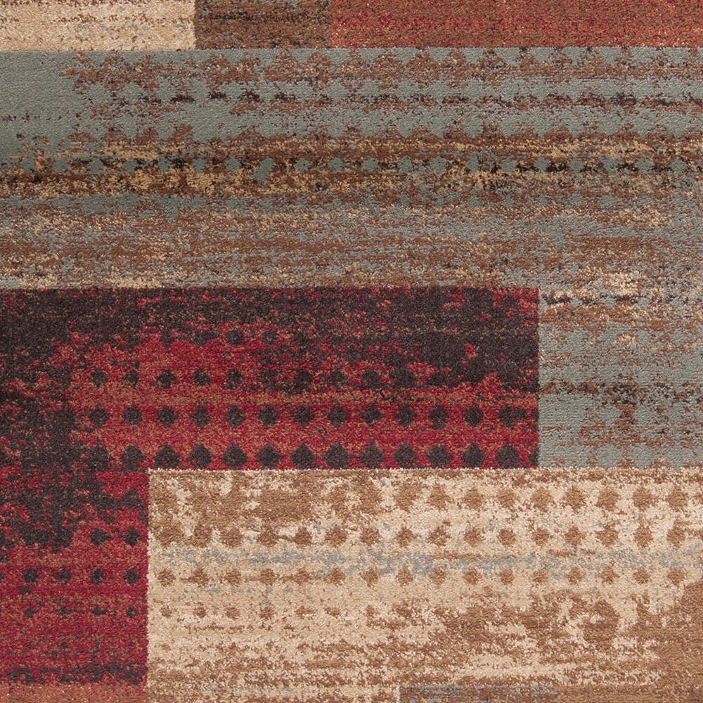 Modern Area Rug 2' X 3'3" Rug, Multi, large