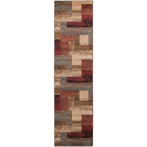 Modern Area Rug 2' X 7'5" Rug, Multi, large