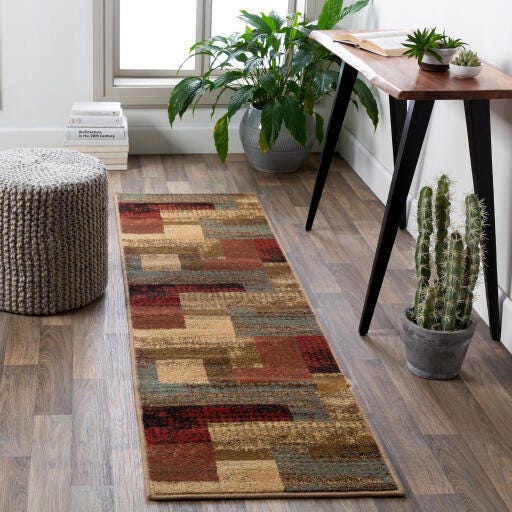 Modern Area Rug 2'11" X 7'3" Rug, Multi, rollover