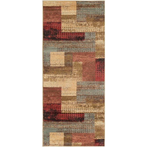 Modern Area Rug 2'11" X 7'3" Rug, Multi, large