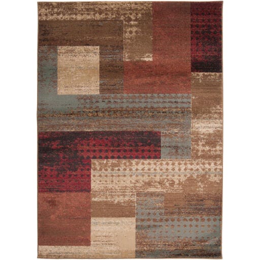 Modern Area Rug 3'11" X 5'3" Rug, Multi, large