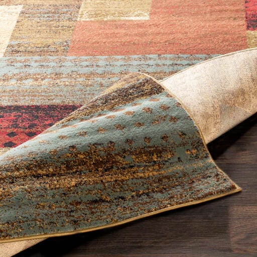Modern Area Rug 3'11" X 5'3" Rug, Multi, large