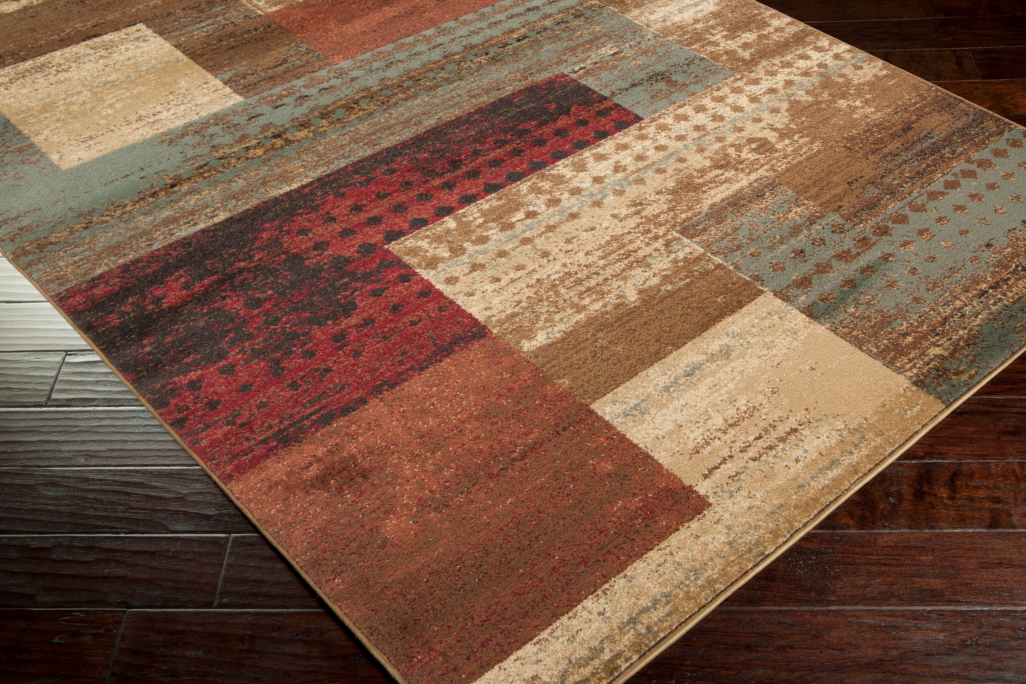 Modern Area Rug 5'3" X 7'7" Rug, Multi, large