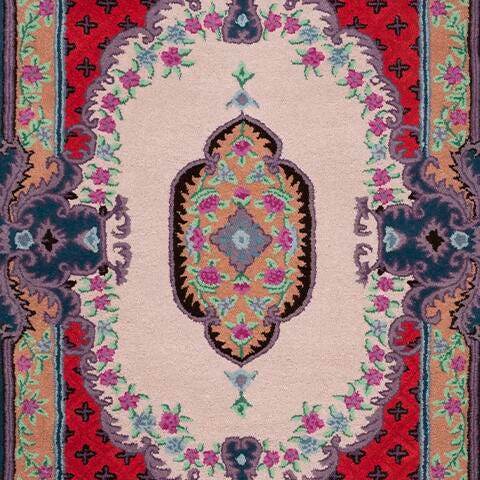 Safavieh Bellagio Bellagio 4' X 6' Area Rug, Ivory/Pink, large