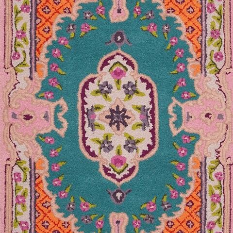 Safavieh Bellagio Bellagio 2'6" X 4' Accent Rug, Blue/Pink, large